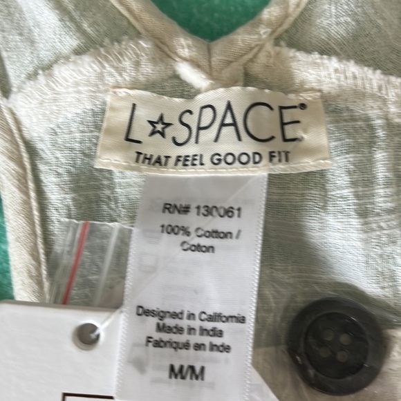 NWT LSpace Women’s Overalls With Pockets, Size Medium. - Picture 8 of 9